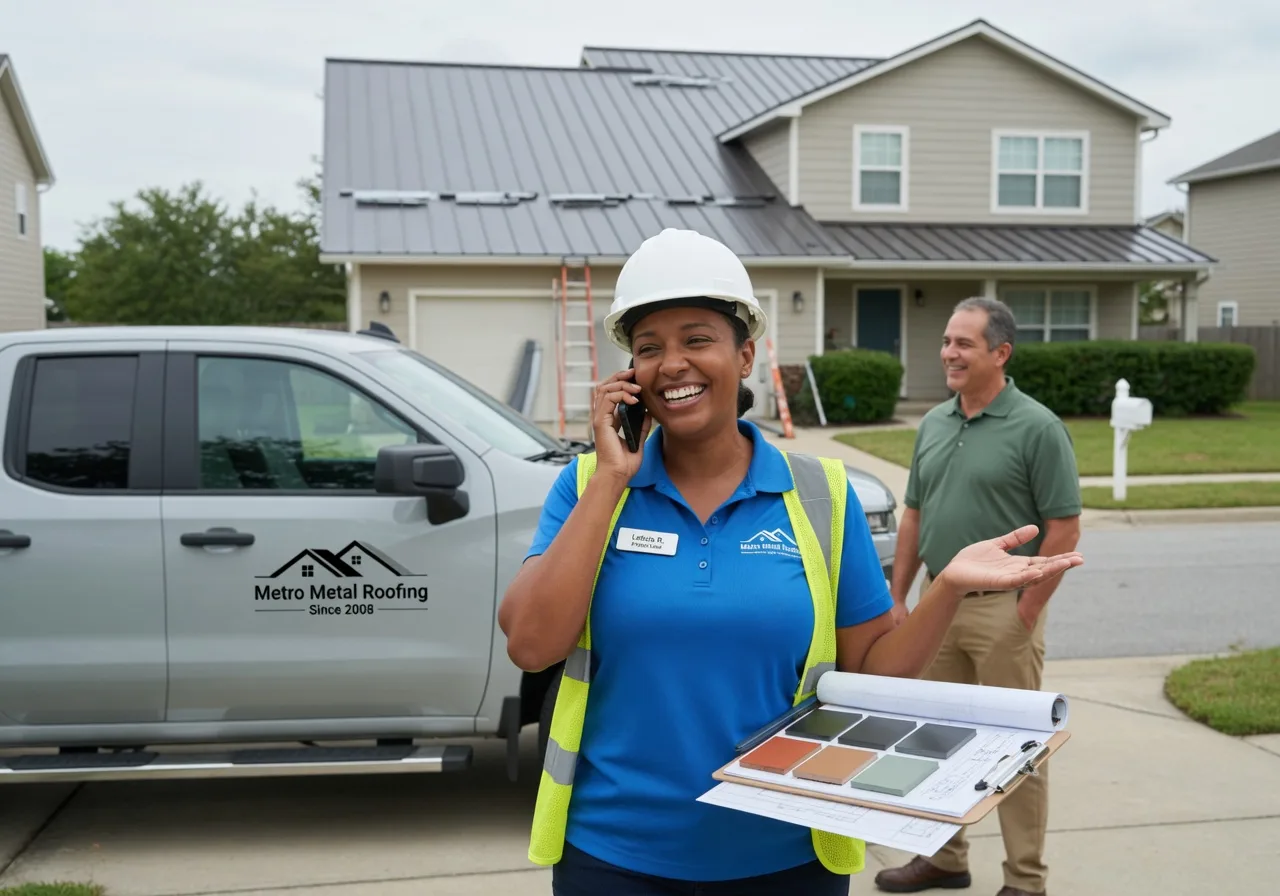 Storm Damage Metal Roof Repair in Rockville, MN